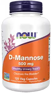 D-Mannose, 500 mg, 120 capsules