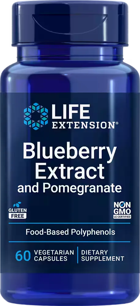 Blueberry Extract and Pomegranate, 60 vegetarian capsules