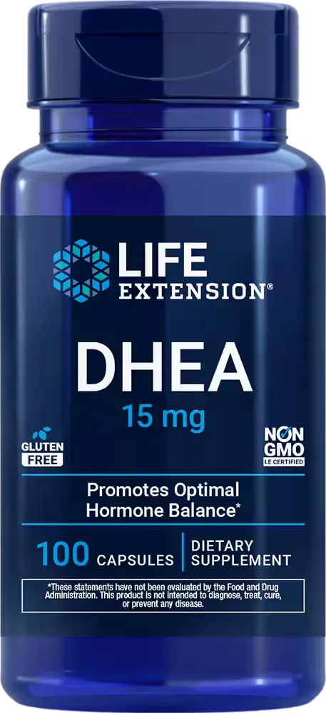 DHEA, 100 mg, 60 vegetarian capsules