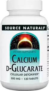 Calcium D-Glucarate, 500 mg, 120 tablets