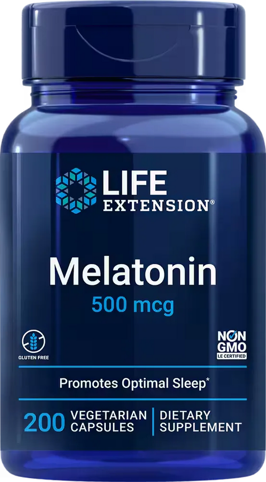 Melatonin, 500 mcg, 200 vegetarian capsules