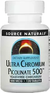 Ultra Chromium Picolinate 500™, 500 mcg, 120 tablets