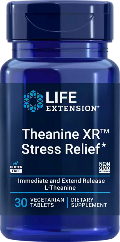Theanine XR™ Stress Relief, 30 vegetarian tablets