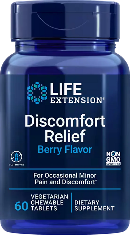 Discomfort Relief (Berry), 60 vegetarian chewable tablets