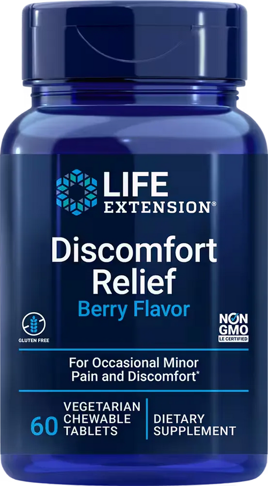 Discomfort Relief (Berry), 60 vegetarian chewable tablets