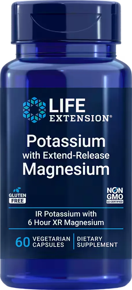 Potassium with Extend-Release Magnesium, 60 vegetarian capsules
