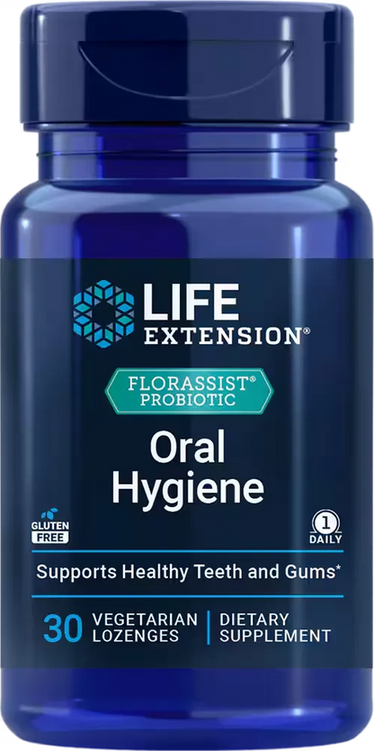 FLORASSIST® Probiotic Oral Hygiene, 30 vegetarian lozenges