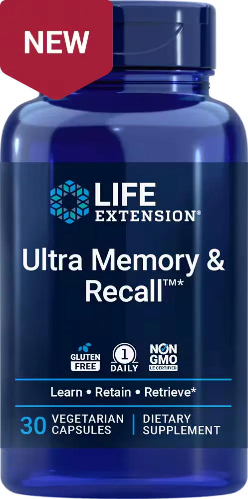 Ultra Memory &amp; Recall™, 30 vegetarian capsules
