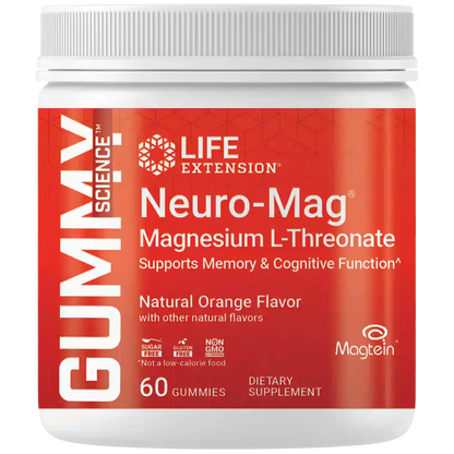 Gummy Science™ Neuro-Mag® Magnesium L-Threonate (Orange), 60 gummies