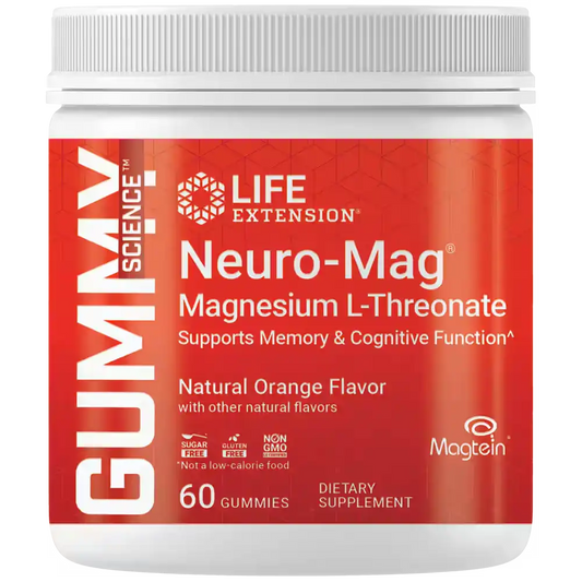 Gummy Science™ Neuro-Mag® Magnesium L-Threonate (Orange), 60 gummies