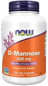 D-Mannose, 500 mg, 120 capsules