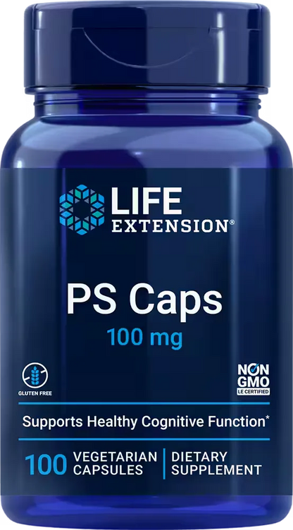 PS Caps, 100 mg, 100 vegetarian capsules