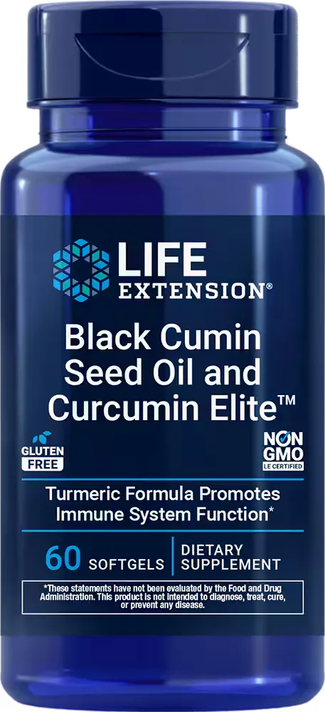 Black Cumin Seed Oil and Curcumin Elite™ , 60 softgels