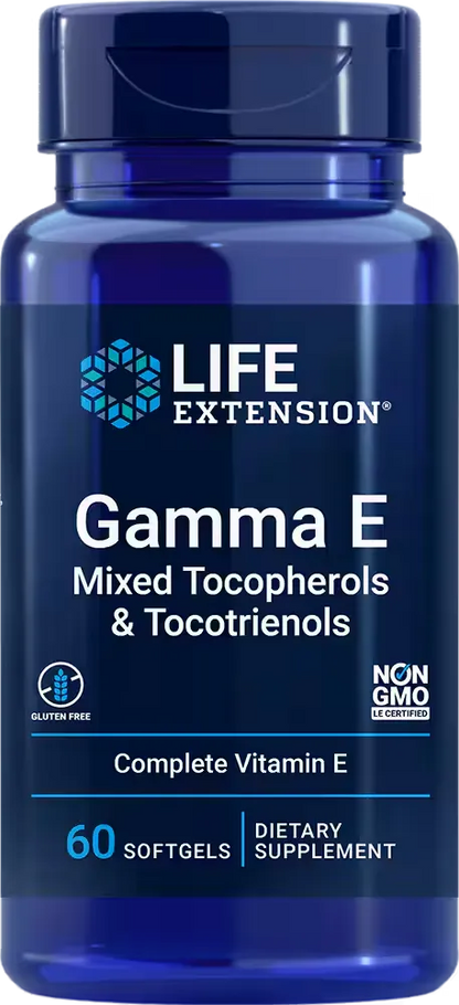 Gamma E Mixed Tocopherols &amp; Tocotrienols, 60 softgels