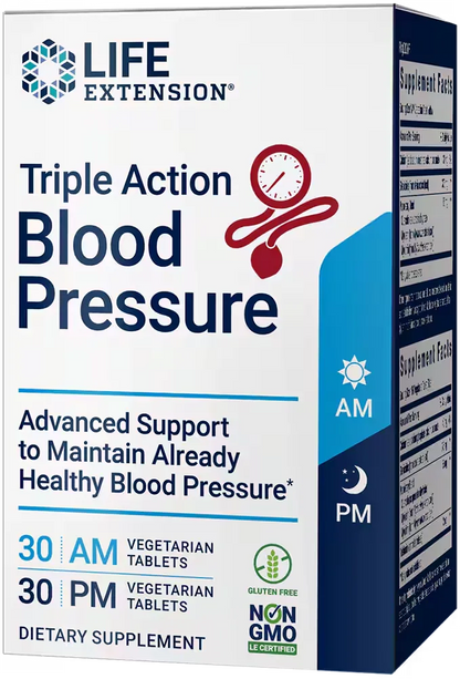 Triple Action Blood Pressure, 60 vegetarian tablets