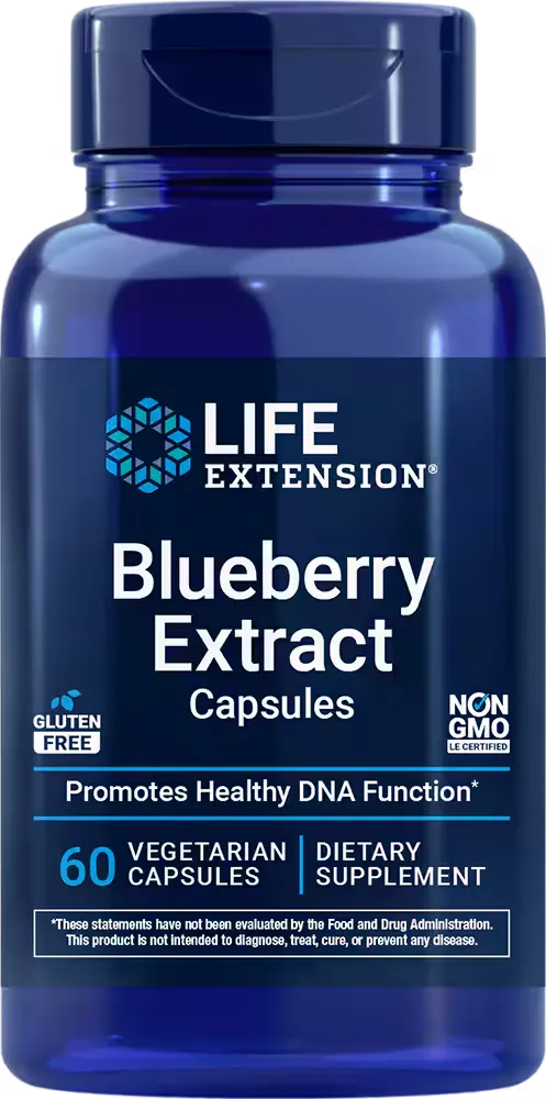 Blueberry Extract Capsules, 60 vegetarian capsules