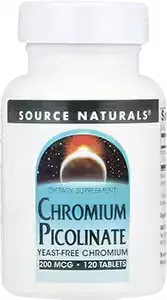 Chromium Picolinate, 200 mcg, 120 tablets
