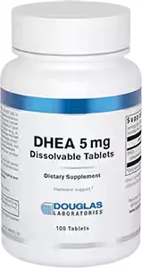 DHEA Micronized, 5 mg, 100 dissolve-in-mouth tablets