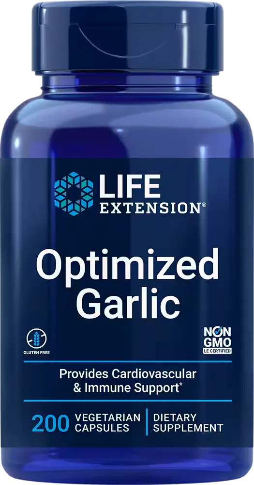 Optimized Garlic, 200 vegetarian capsules