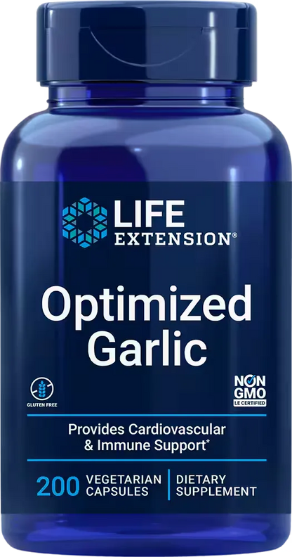 Optimized Garlic, 200 vegetarian capsules