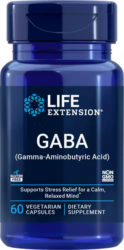 GABA, 60 vegetarian capsules