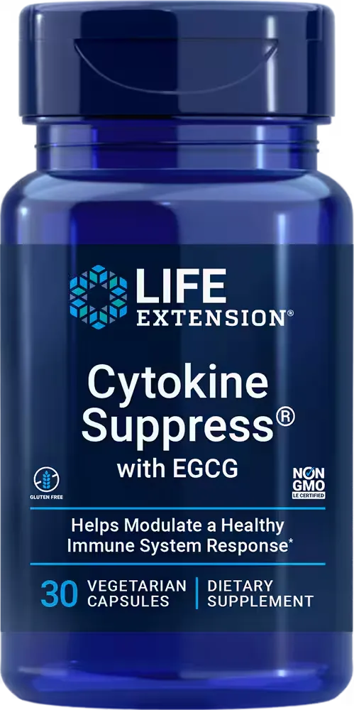 Cytokine Suppress® with EGCG, 30 vegetarian capsules