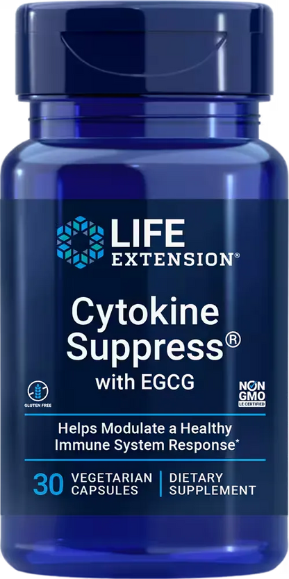 Cytokine Suppress® with EGCG, 30 vegetarian capsules