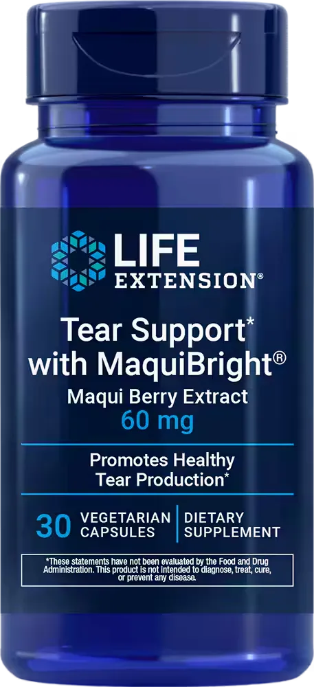 Tear Support with MaquiBright®, 60 mg, 30 vegetarian capsules