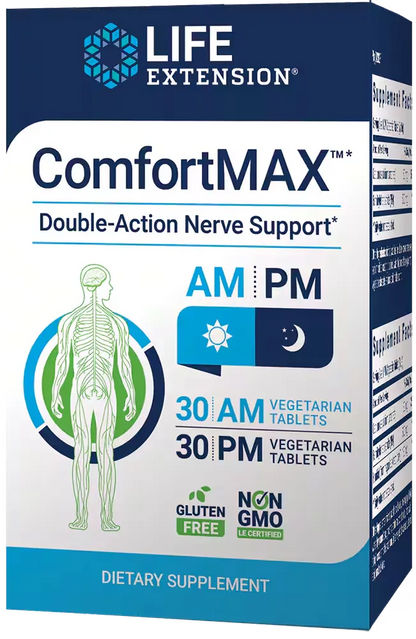 ComfortMAX™, 60 AM/PM vegetarian tablets