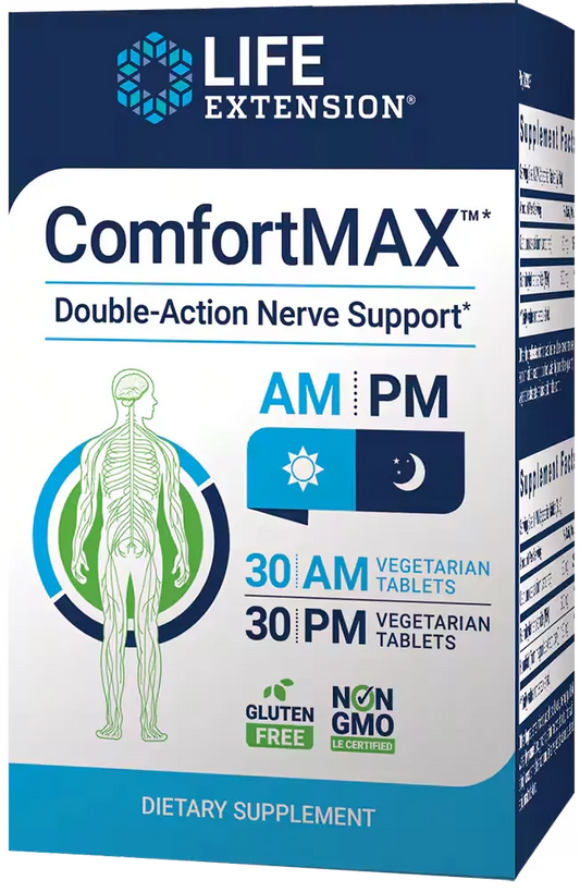 ComfortMAX™, 60 AM/PM vegetarian tablets