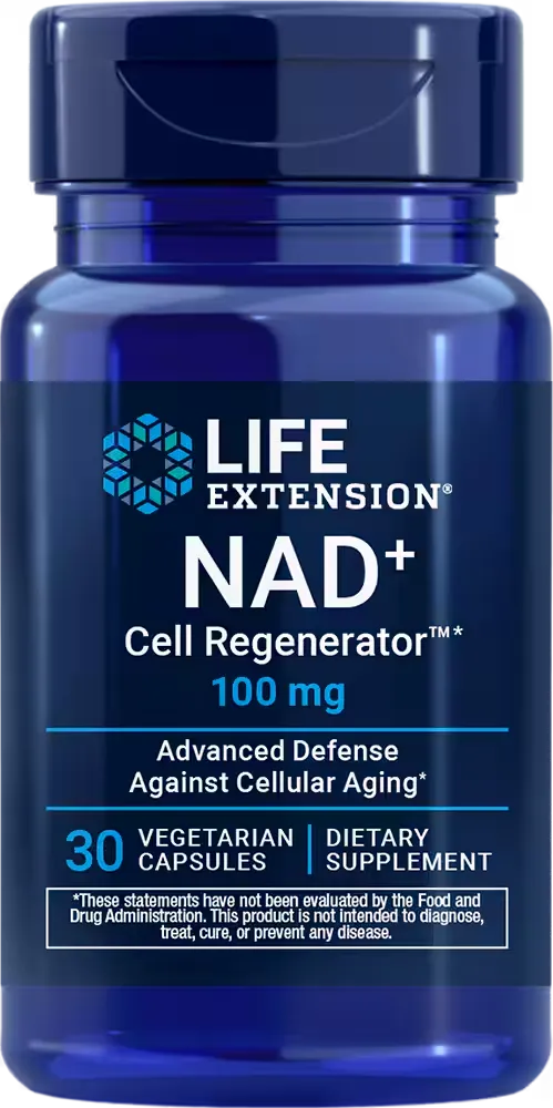 NAD+ Cell Regenerator™, 100 mg, 30 vegetarian capsules