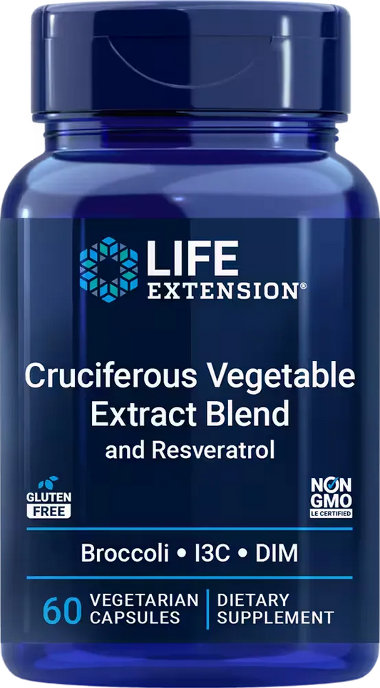 Cruciferous Vegetable Extract Blend and Resveratrol, 60 vegetarian capsules