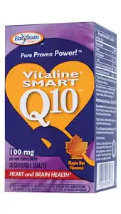 Smart Q10™ CoQ10 (Maple Nut Flavored), 100 mg, 30 tablets