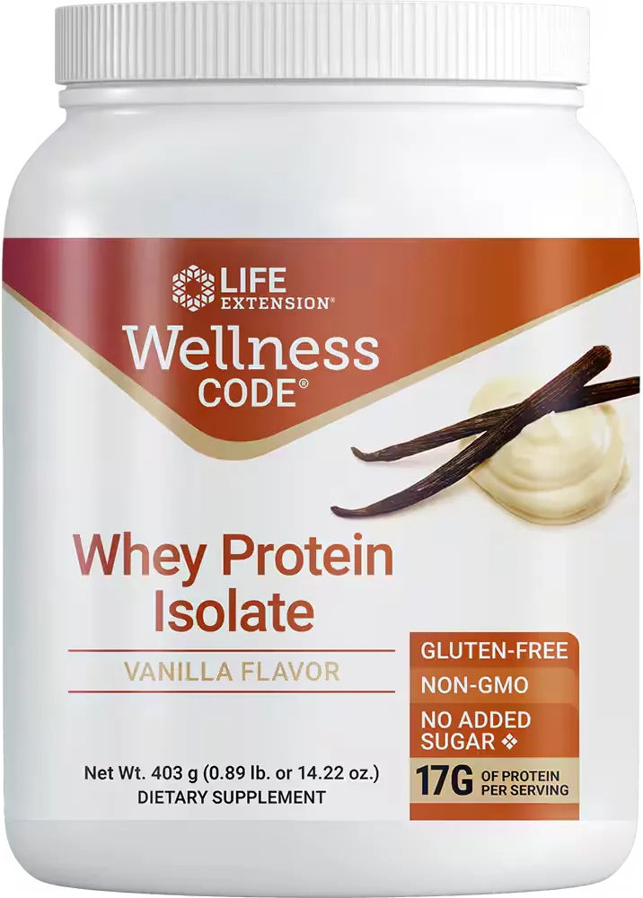 Wellness Code® Whey Protein Isolate (Vanilla), 403 grams