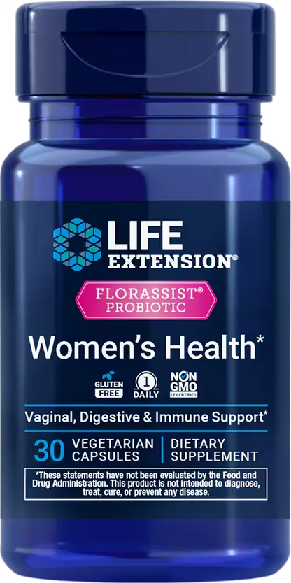 FLORASSIST® Probiotic Women's Health, 30 vegetarian capsules