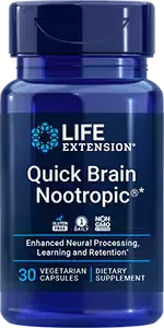 Quick Brain Nootropic®, 30 vegetarian capsules