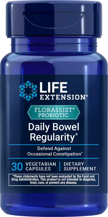 FLORASSIST® Daily Bowel Regularity, 30 vegetarian capsules