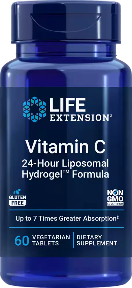 Vitamin C 24-Hour Liposomal Hydrogel™ Formula, 60 vegetarian tablets