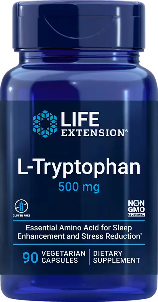 L-Tryptophan, 500 mg, 90  vegetarian capsules