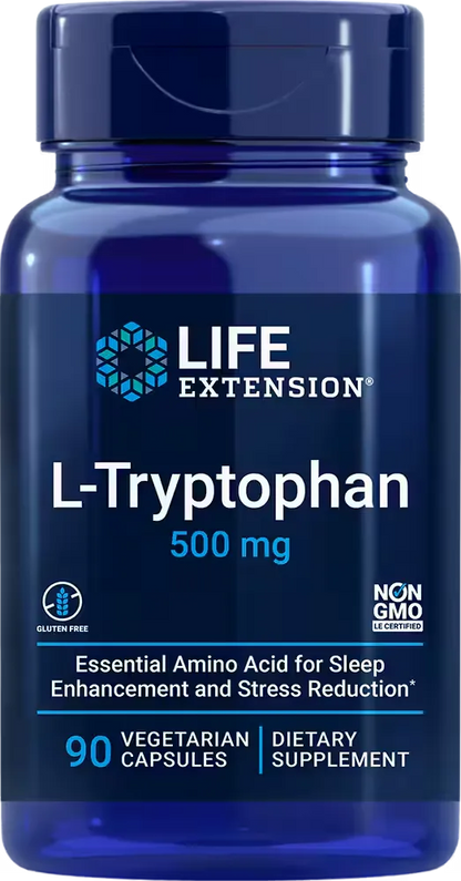 L-Tryptophan, 500 mg, 90  vegetarian capsules