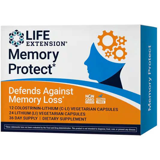 Memory Protect, 12 Colostrinin-Lithium (C-Li) Capsules | 24 Lithium (Li) Capsules