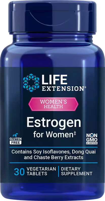 Estrogen For Women, 30 vegetarian tablets