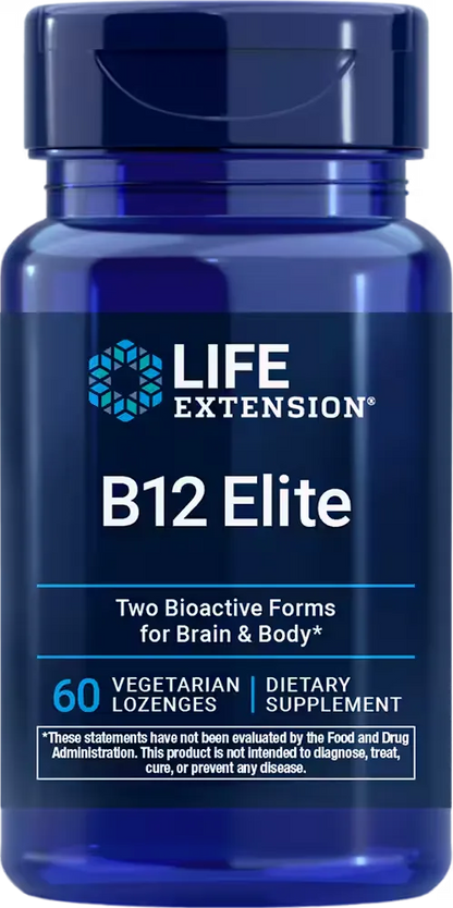 B12 Elite, 60 vegetarian lozenges