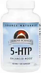 5-HTP (L-5-hydroxytryptophan) , 100 mg, 120 capsules