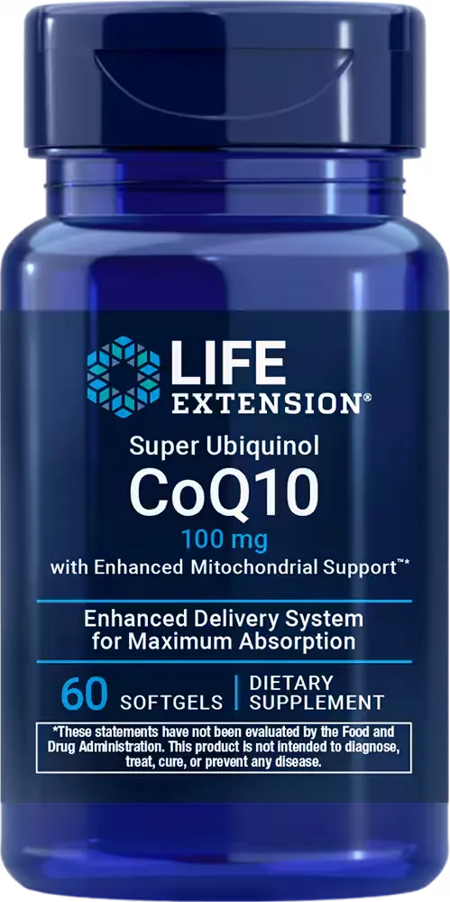 Super Ubiquinol CoQ10 with Enhanced Mitochondrial Support™, 100 mg, 60 softgels