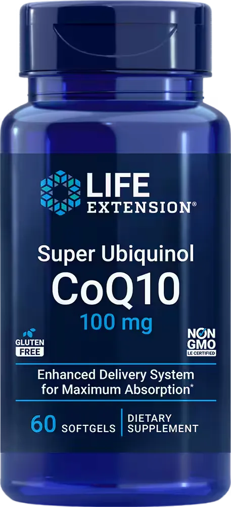 Super Ubiquinol CoQ10, 100 mg, 60 softgels