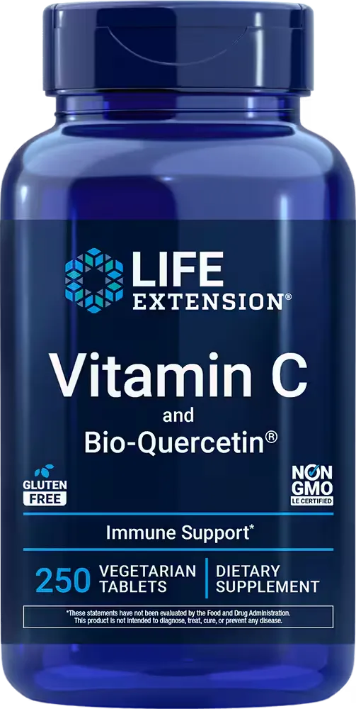 Vitamin C and Bio-Quercetin®, 250 vegetarian tablets