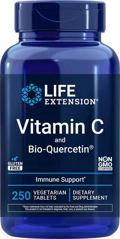 Vitamin C and Bio-Quercetin®, 250 vegetarian tablets