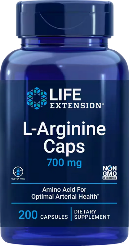L-Arginine Caps, 700 mg, 200 capsules