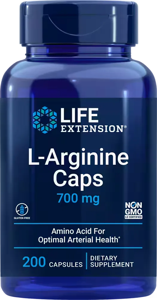L-Arginine Caps, 700 mg, 200 capsules
